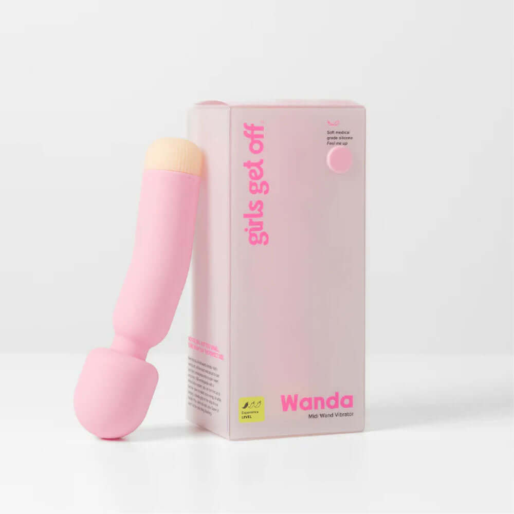 Pink 16.8 cm USB Rechargeable Massage Wand