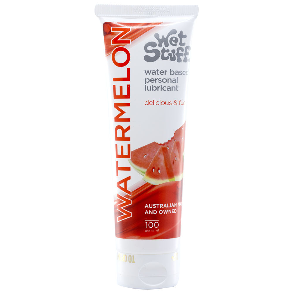 Wet Stuff Watermelon Flavoured Water Based Lubricant 100g Wet Stuff Watermelon Flavoured Water Based Lubricant 100g