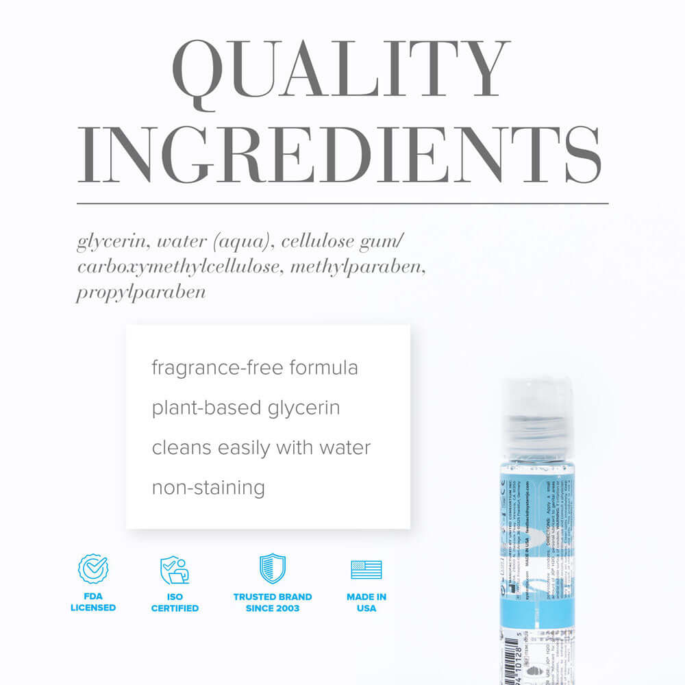 JO H2O Original Lube - 30 mL - Water Based Lubricant - 30 ml Bottle