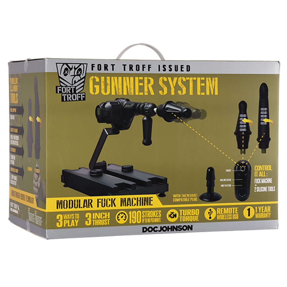 Fort Troff - Gunner System - 3-In-1 Modular Sex Machine