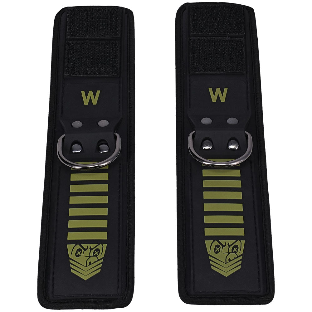 Fort Troff - Tactical Wrist Cuffs - Black/Green Restraints