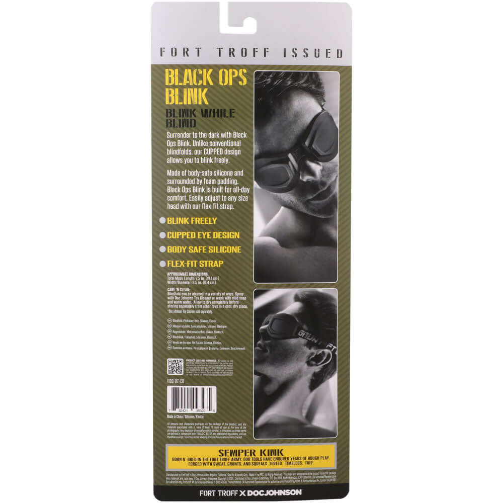 Fort Troff - Black Ops Blink - Black Eyemask Restraint