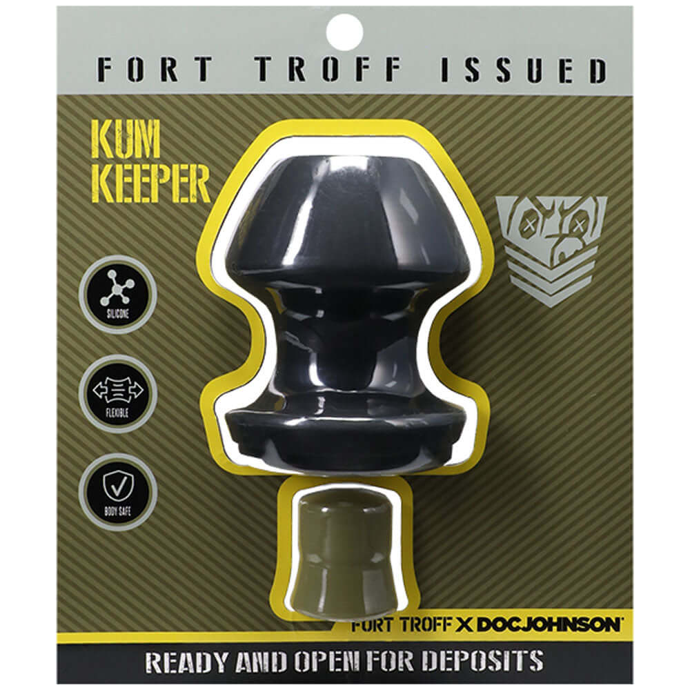 Fort Troff - Kum Keeper - Large - Large Hollow Butt Plug with Removeable Stopper