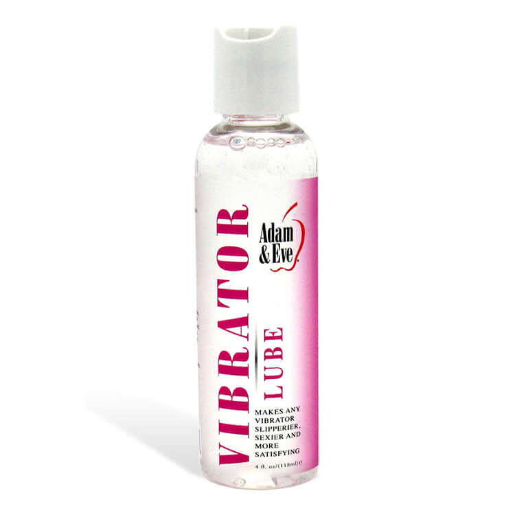 Adam & Eve VIBRATOR LUBE - 120 ml - Water Based Lubricant - 118 ml (4 oz) Bottle