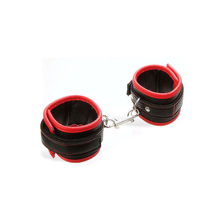 Black and Red Handcuffs