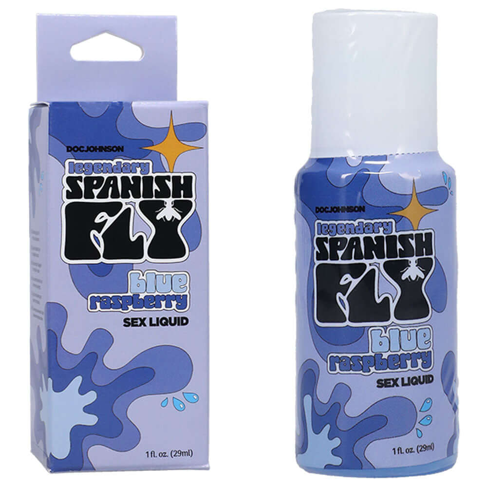 Spanish Fly Sex Liquid - Blue Raspberry - Aphrodisiac Enhancer - 29 ml Bottle