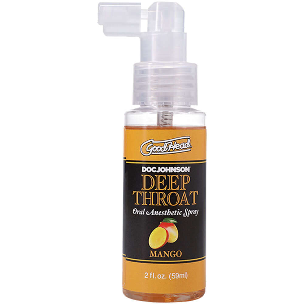 GoodHead Deep Throat Spray - Mango - Mango Flavoured Deep Throat Spray - 59 ml Bottle
