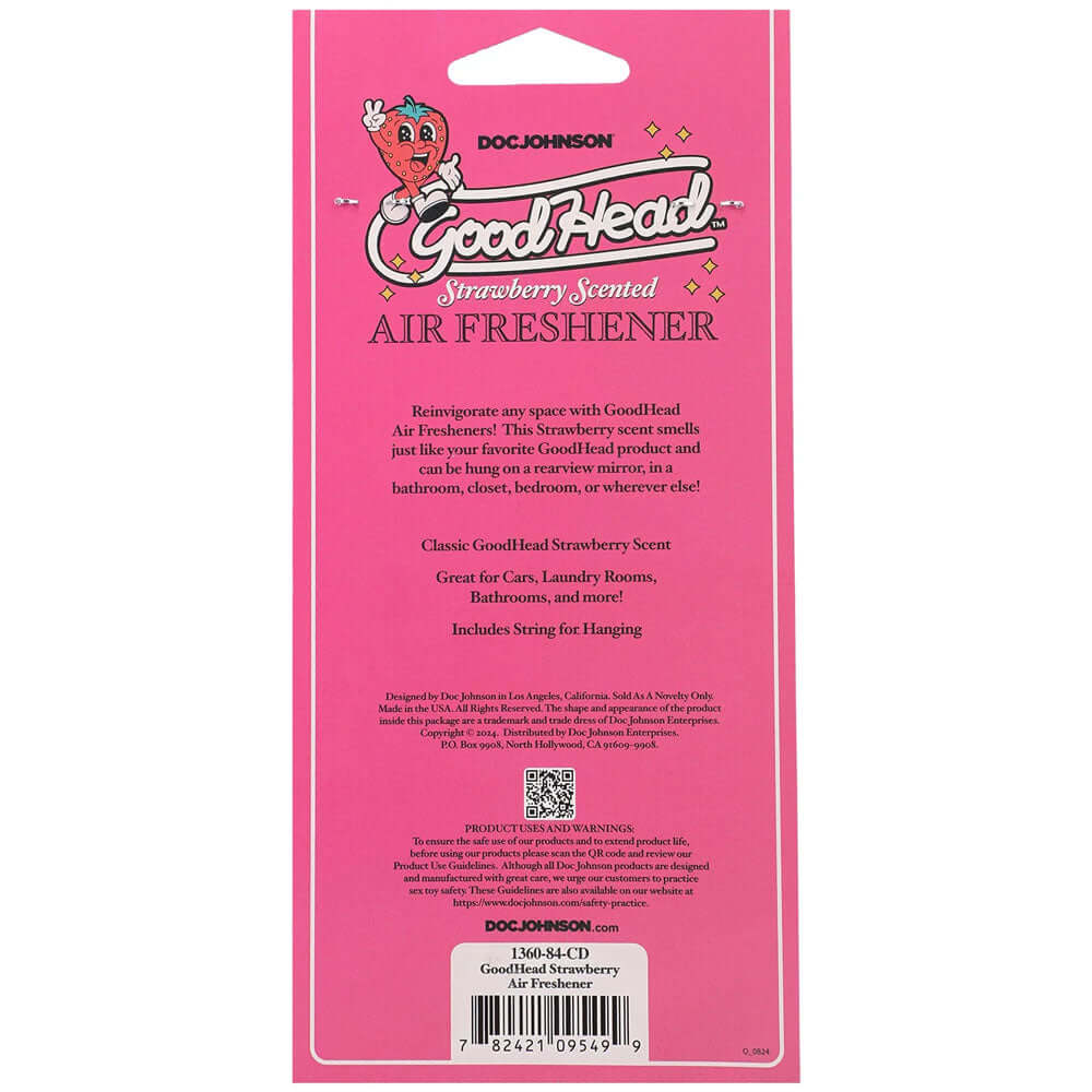 GoodHead Air Freshener - Strawberry - Strawberry Scented Air Freshener