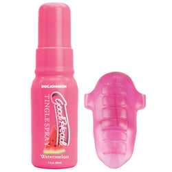 GoodHead Pussy Pleasure Party Kit - Watermelon GoodHead Tingle Spray and Vibrating Tongue Ring