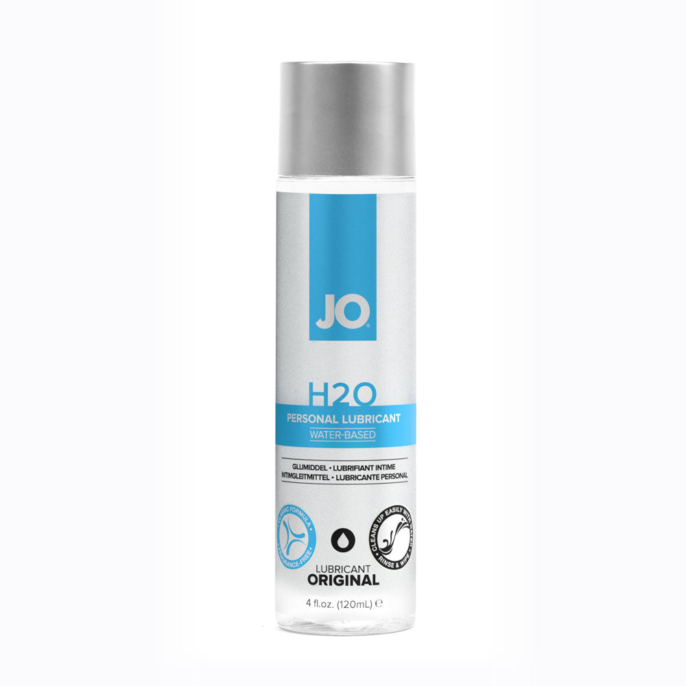 JO H2O Original Lube - 120 mL - Water Based Lubricant - 120 ml Bottle