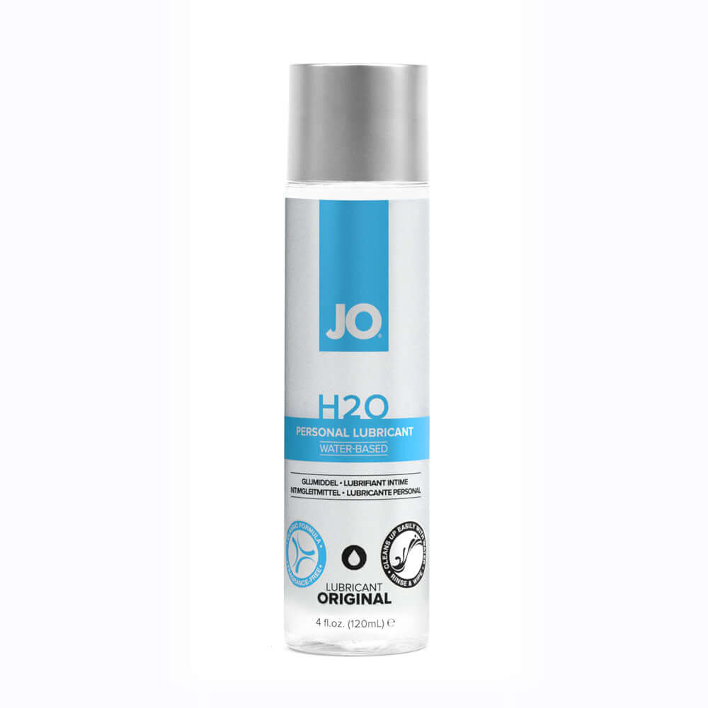 JO H2O Original Lube - 120 mL - Water Based Lubricant - 120 ml Bottle