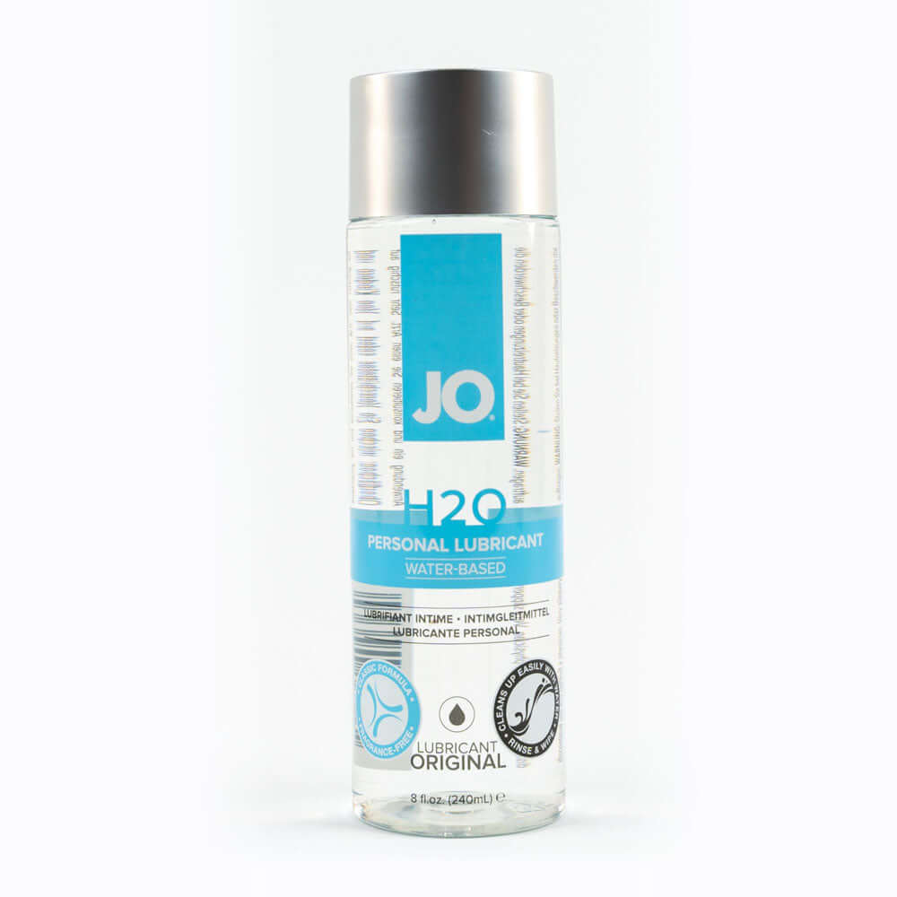 JO H2O Original Lube - 240 mL - Water Based Lubricant - 240 ml Bottle