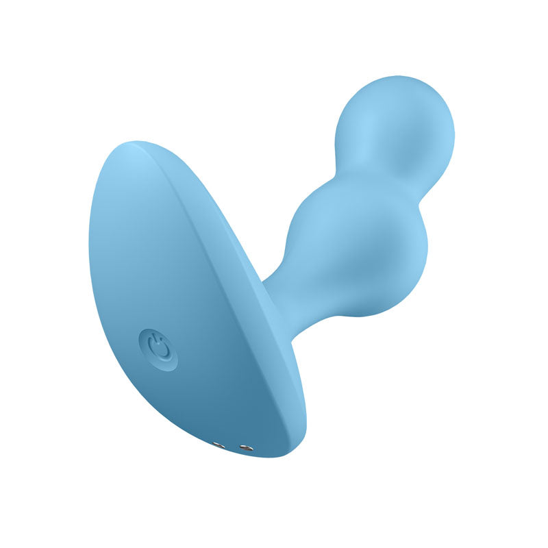 Satisfyer Deep Diver - Light Blue Vibrating Butt Plug with App Control