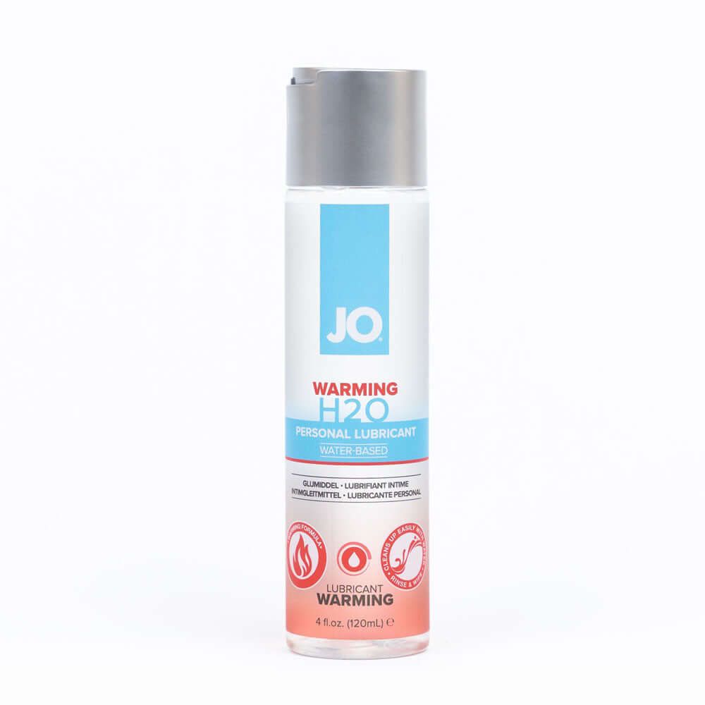 JO H2O Warming Lube - 120 mL - Water Based Warming Lubricant - 120 ml Bottle