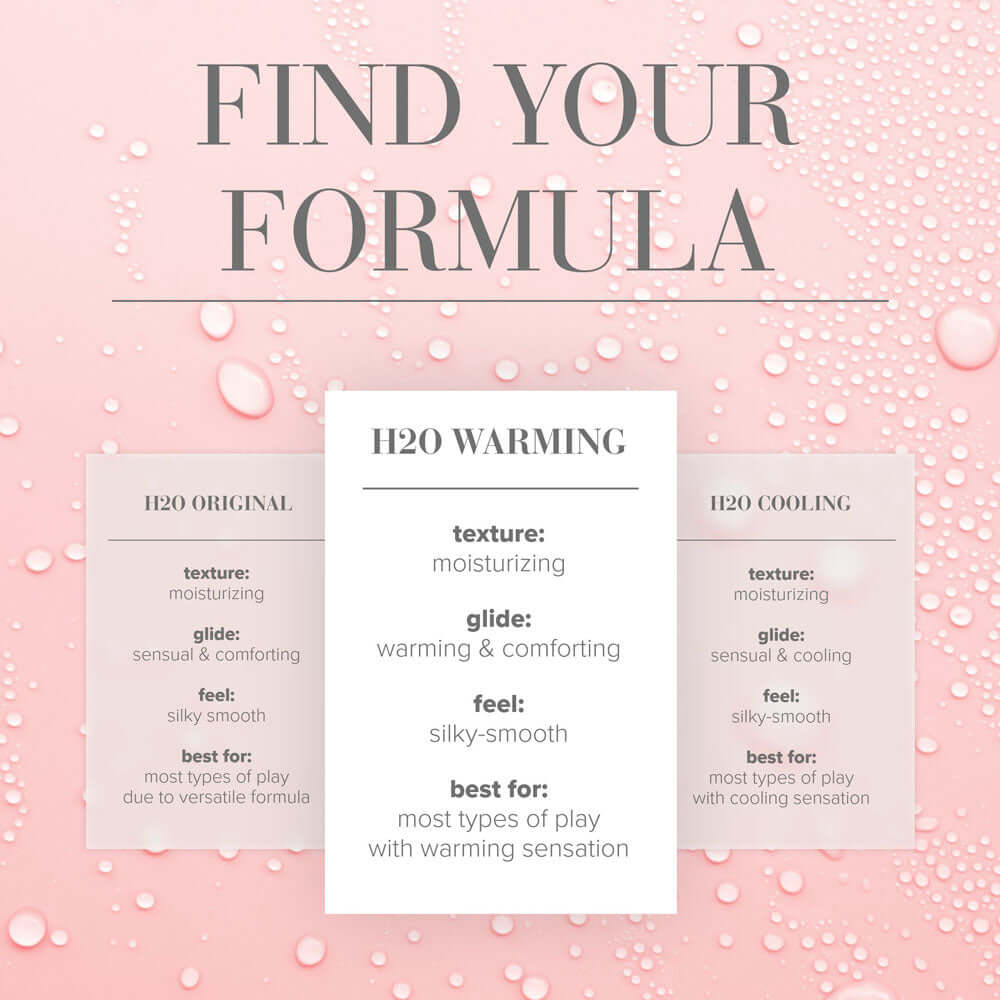 JO H2O Warming Lube - 120 mL - Water Based Warming Lubricant - 120 ml Bottle