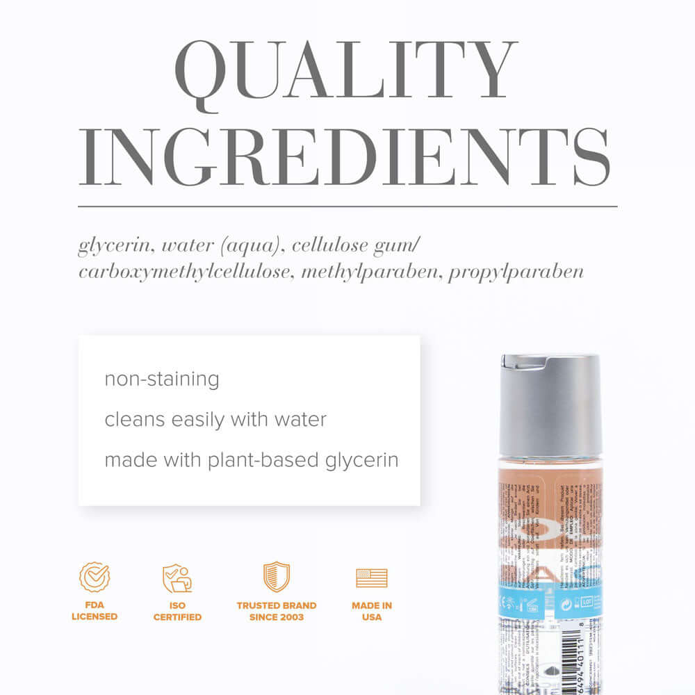 JO H2O Anal Lube - 60 mL - Water Based Anal Lubricant - 60 ml Bottle