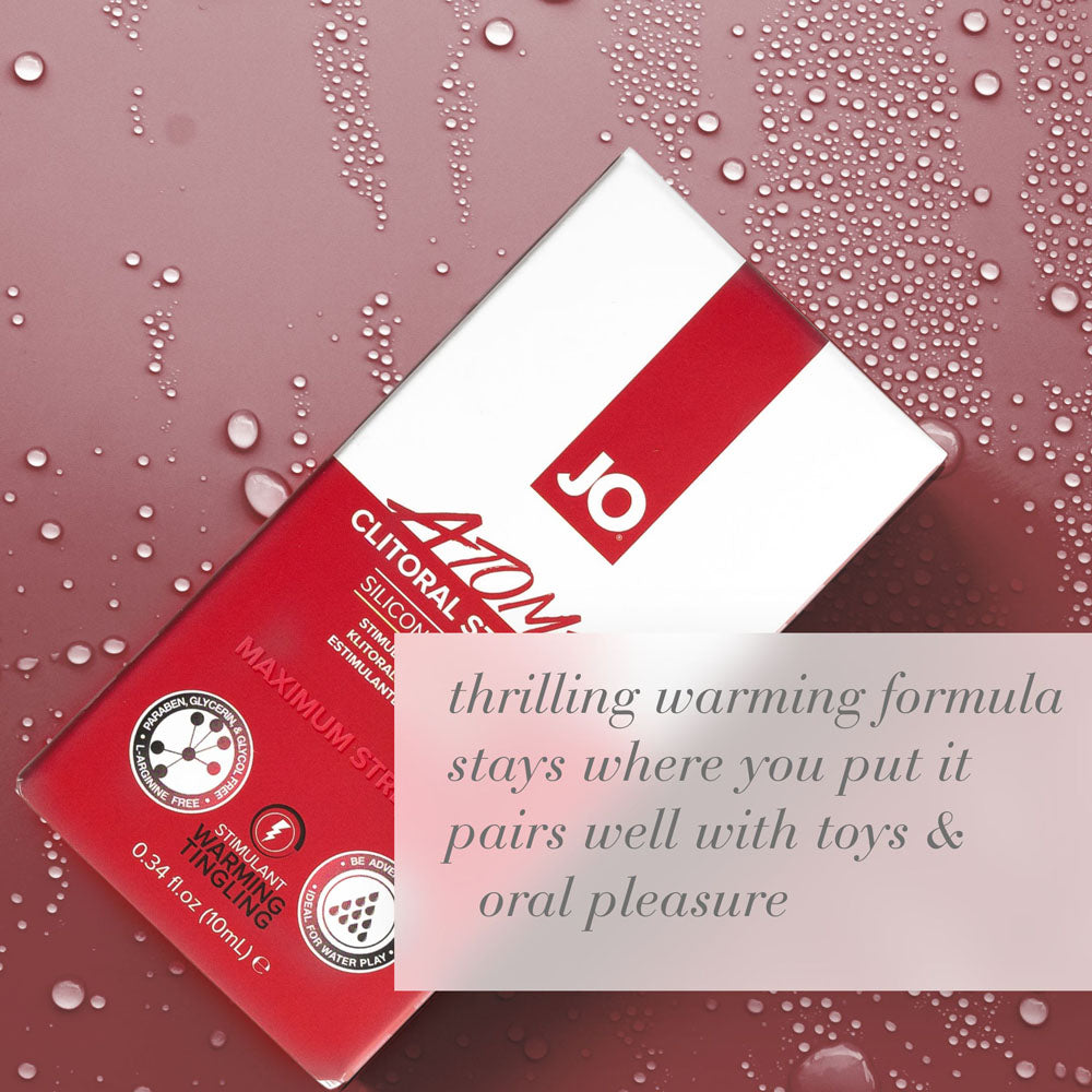 JO Atomic Clitoral Gel - Stimulating Gel for Women - 10 ml Tube