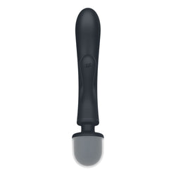 Satisfyer Triple Lover - Grey USB Rechargeable Rabbit Vibrator and Massage Wand