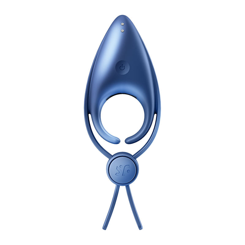 Satisfyer Sniper Blue Vibrating Adjustable Lasso Cock Ring