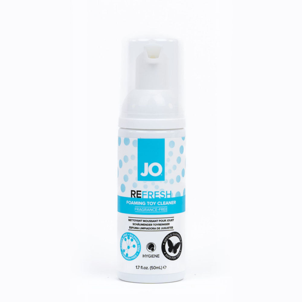 JO Refresh Foaming Toy Cleaner - 50 mL - Foaming Toy Cleaner - 50 ml Bottle