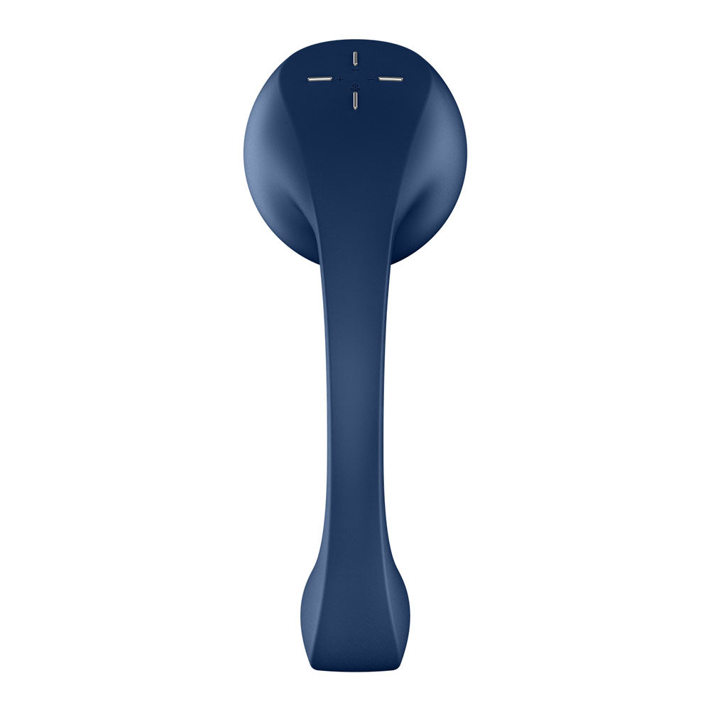 Satisfyer Pro+ Wave 4 Blue USB Rechargeable Vibrator with Air Pulse Stimulation and App Control