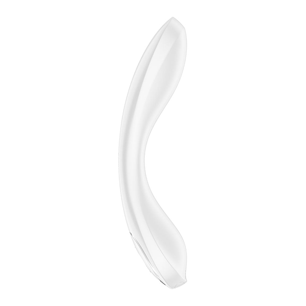 Satisfyer G-Spot Wave 2 - White - White 23.6 cm USB Rechargeable Flicking Tip Vibrator