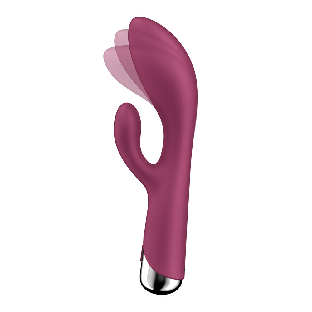 Satisfyer Spinning Rabbit 1 - Red 20 cm Rechargeable Rotating Rabbit Vibrator