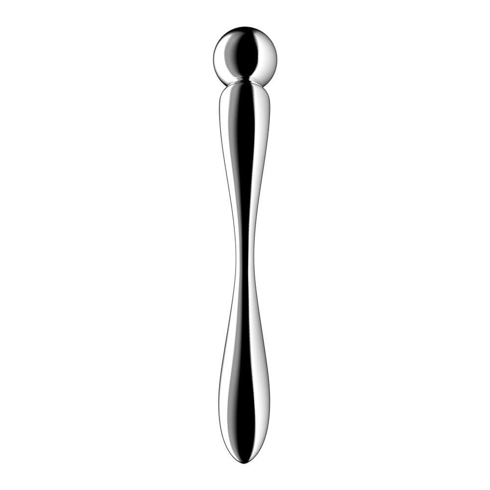 Satisfyer Star Force 2 - Chrome Steel 22 cm Dildo