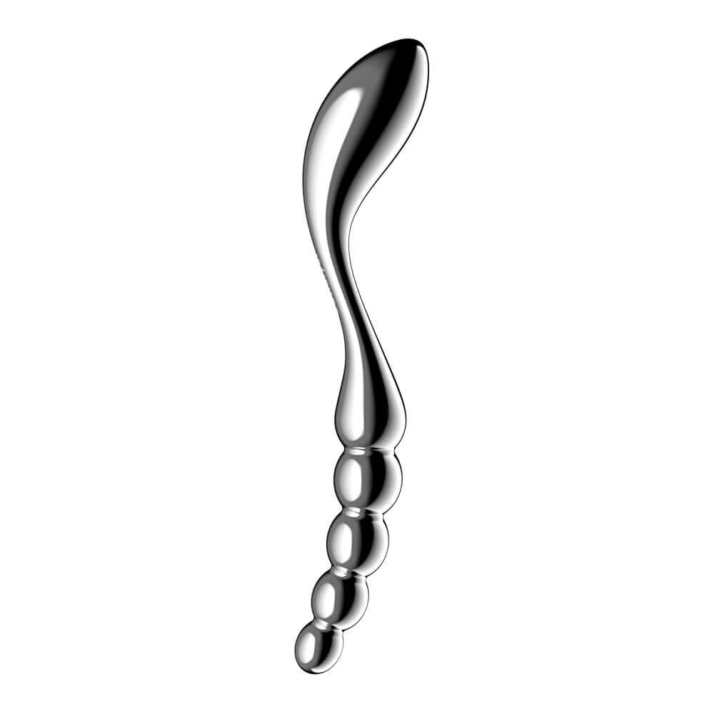 Satisfyer Star Force 1 - Chrome Steel 21 cm Dildo
