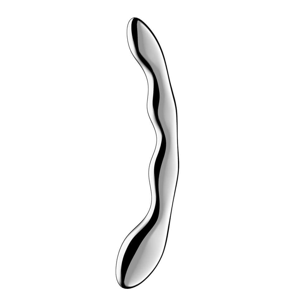 Satisfyer Cosmic Crest 2 - Chrome Steel 20.5 cm Dildo