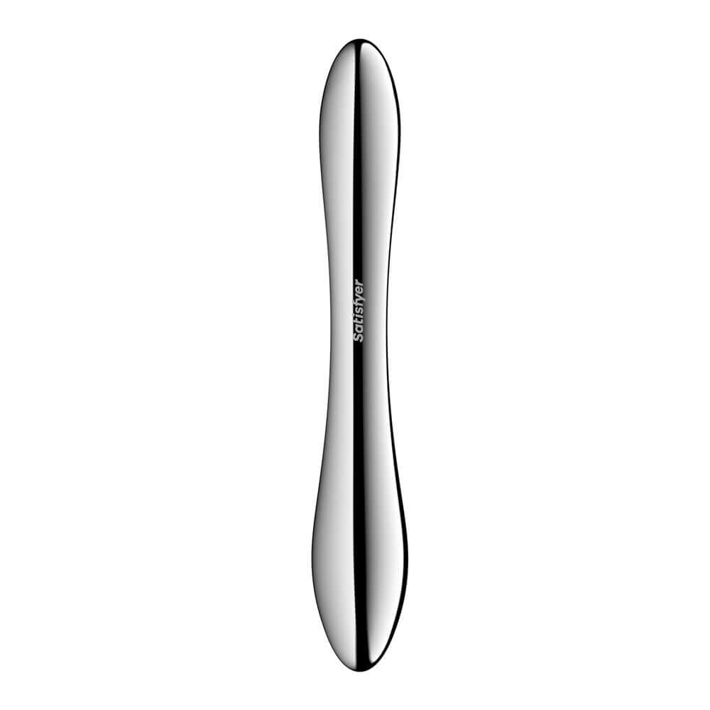 Satisfyer Pure Gravity 1 - Chrome Steel 22 cm Dildo