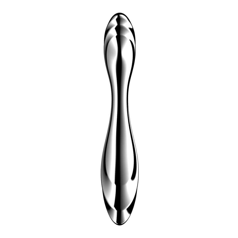 Satisfyer Pure Gravity 2 - Chrome Steel 21 cm Dildo