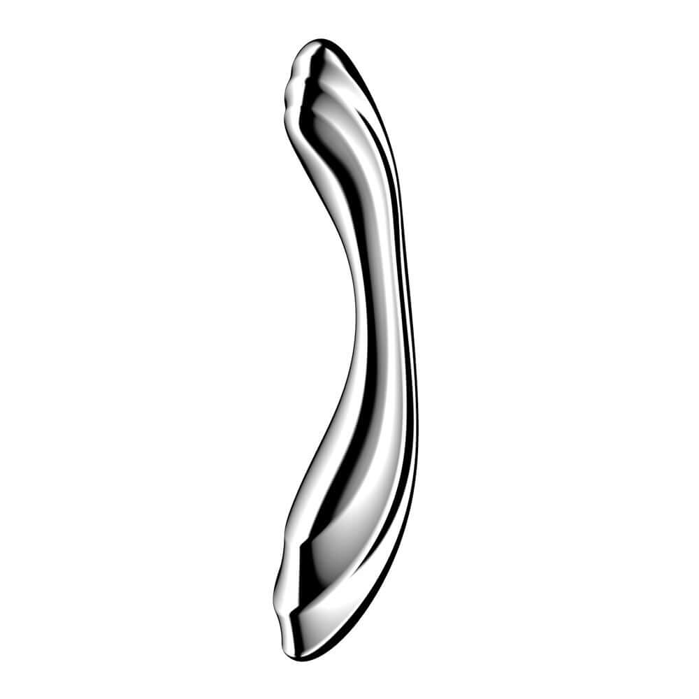 Satisfyer Pure Gravity 2 - Chrome Steel 21 cm Dildo