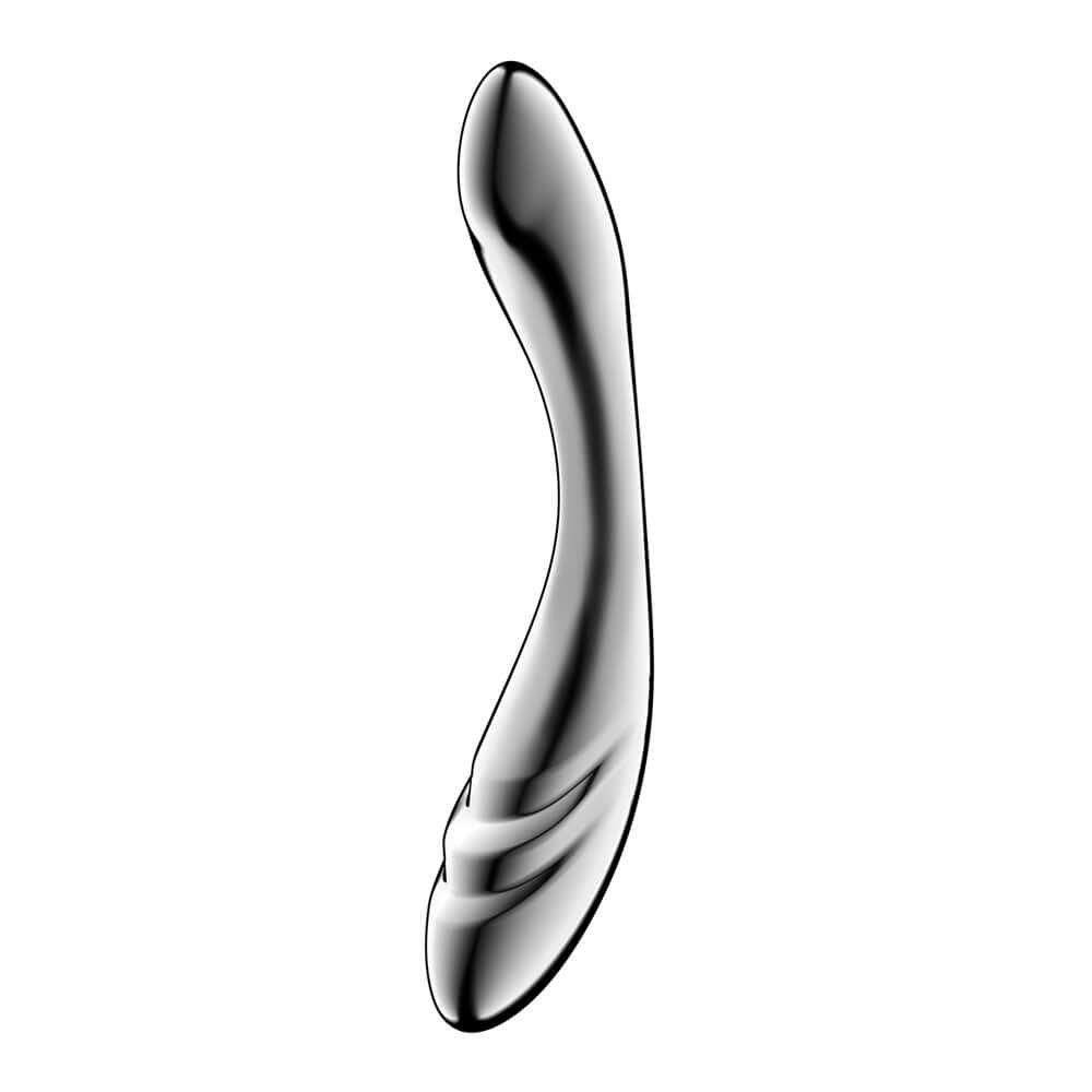 Satisfyer Pure Gravity 3 - Chrome Steel 21 cm Dildo