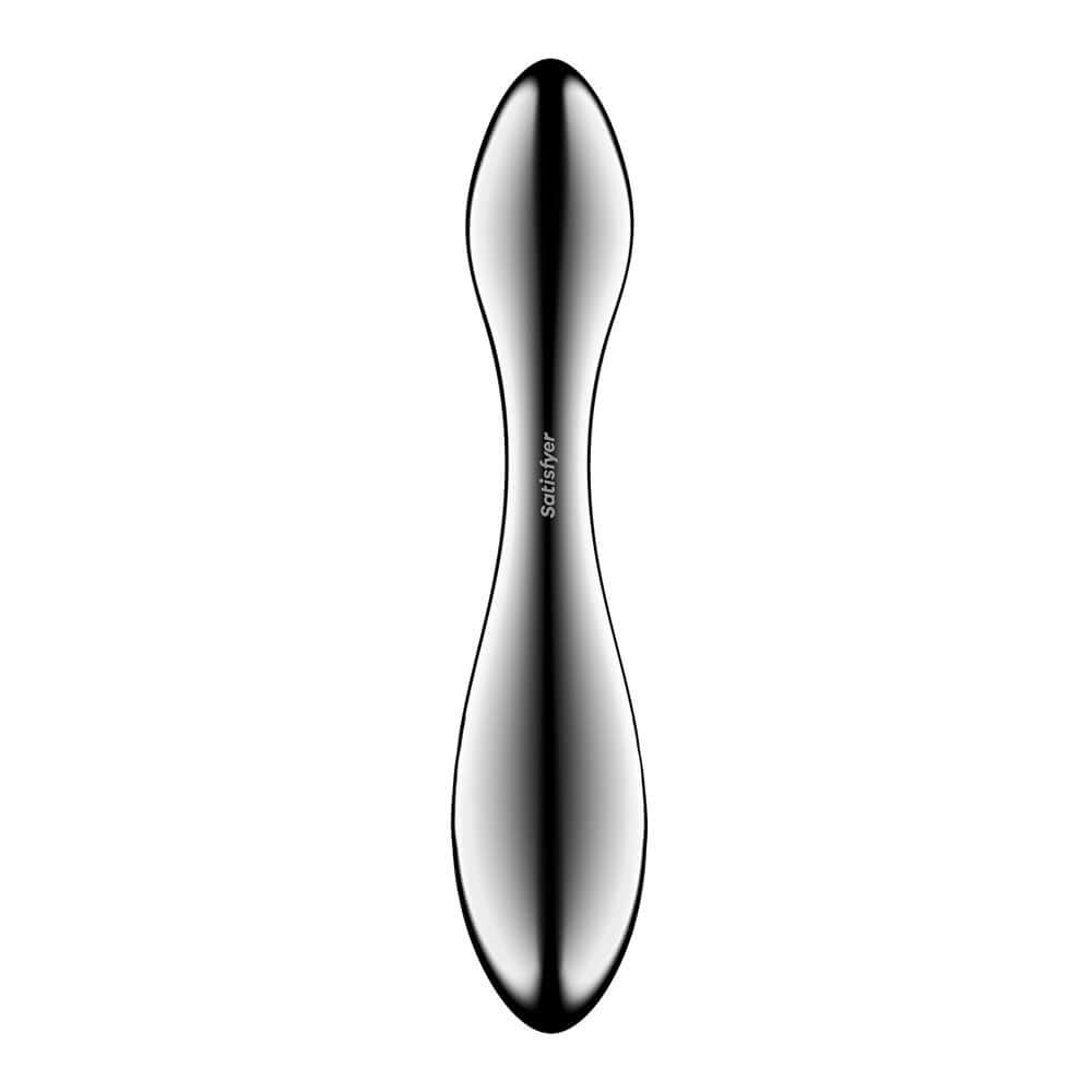 Satisfyer Pure Gravity 3 - Chrome Steel 21 cm Dildo