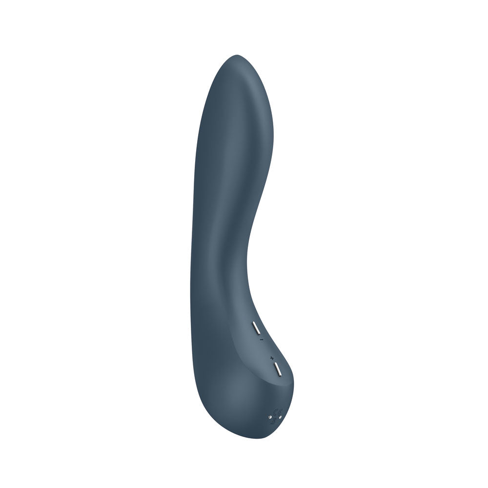 Satisfyer G-Spot Wave 4 - Dark Blue 21 cm USB Rechargeable Vibrator with Robotic G-Spot Stimulation