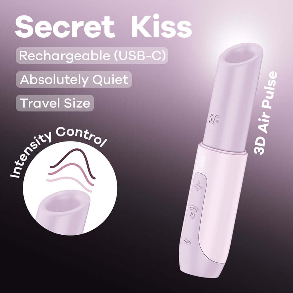 Satisfyer Secret Kiss - Lilac USB Rechargeable Air Pulse Stimulator