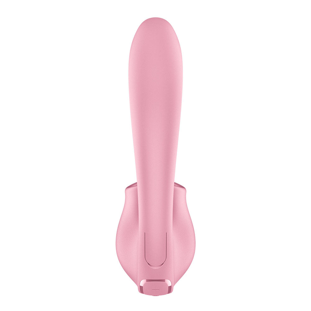 Satisfyer Tongue Genius - Pink USB Rechargeable Vibrator with Flicking Clit Stimulator
