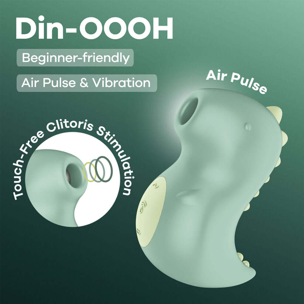 Satisfyer Din-OOOH - Mint Green USB Rechargeable Air Pulse Stimulator
