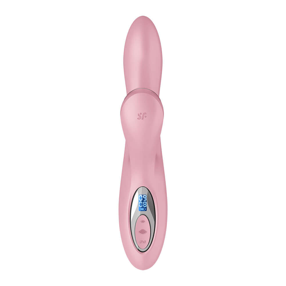 Satisfyer Pro + G-Spot - Pink - Rose Pink 22 cm USB-C Rechargeable Rabbit Vibrator with Touch-Free Clitoral Stimulator