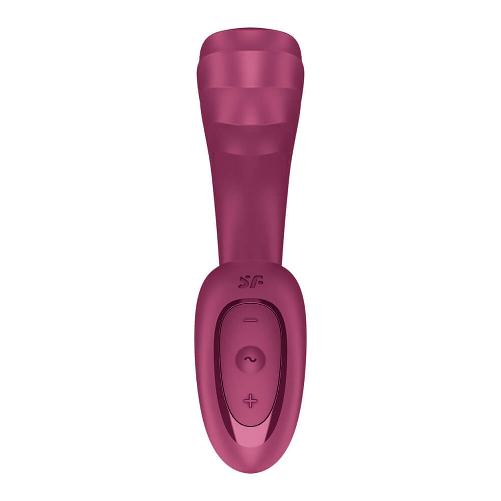 Satisfyer G For Goddess 3 - Wine Red - Wine Red 16 cm USB-C Rechargeable Vibrator with Clit Stim
