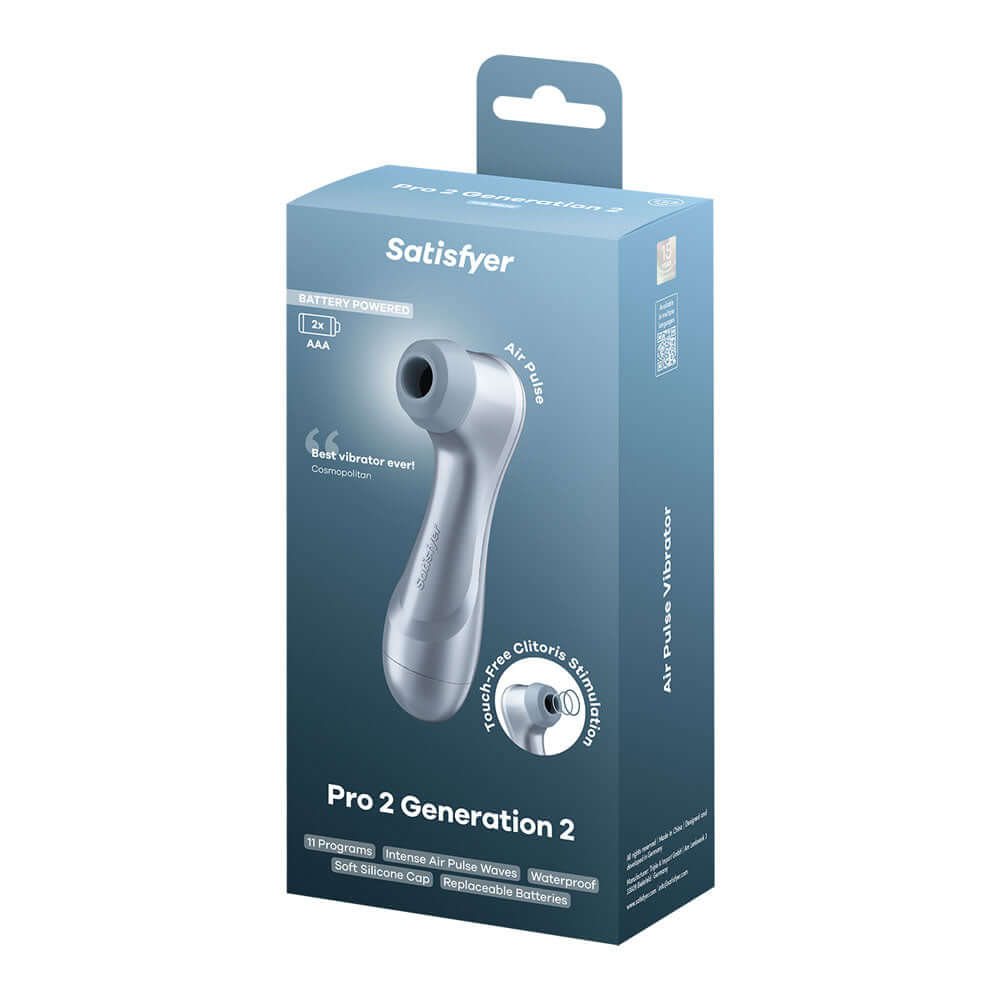 Satisfyer Pro 2 - Blue - Battery Series - Blue Touch-Free Clitoral Stimulator