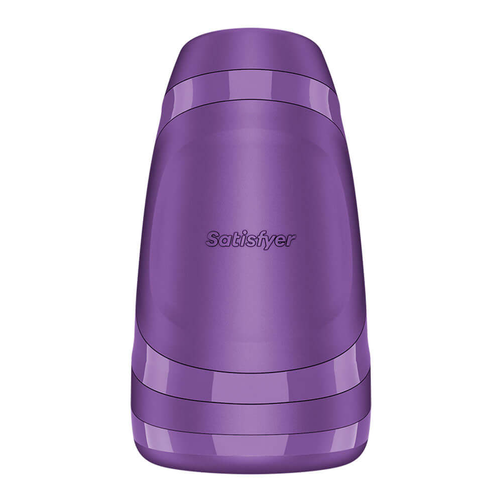 Satisfyer Men Heat Vibration - Battery Series - Purple Heating and Vibrating Masturbator