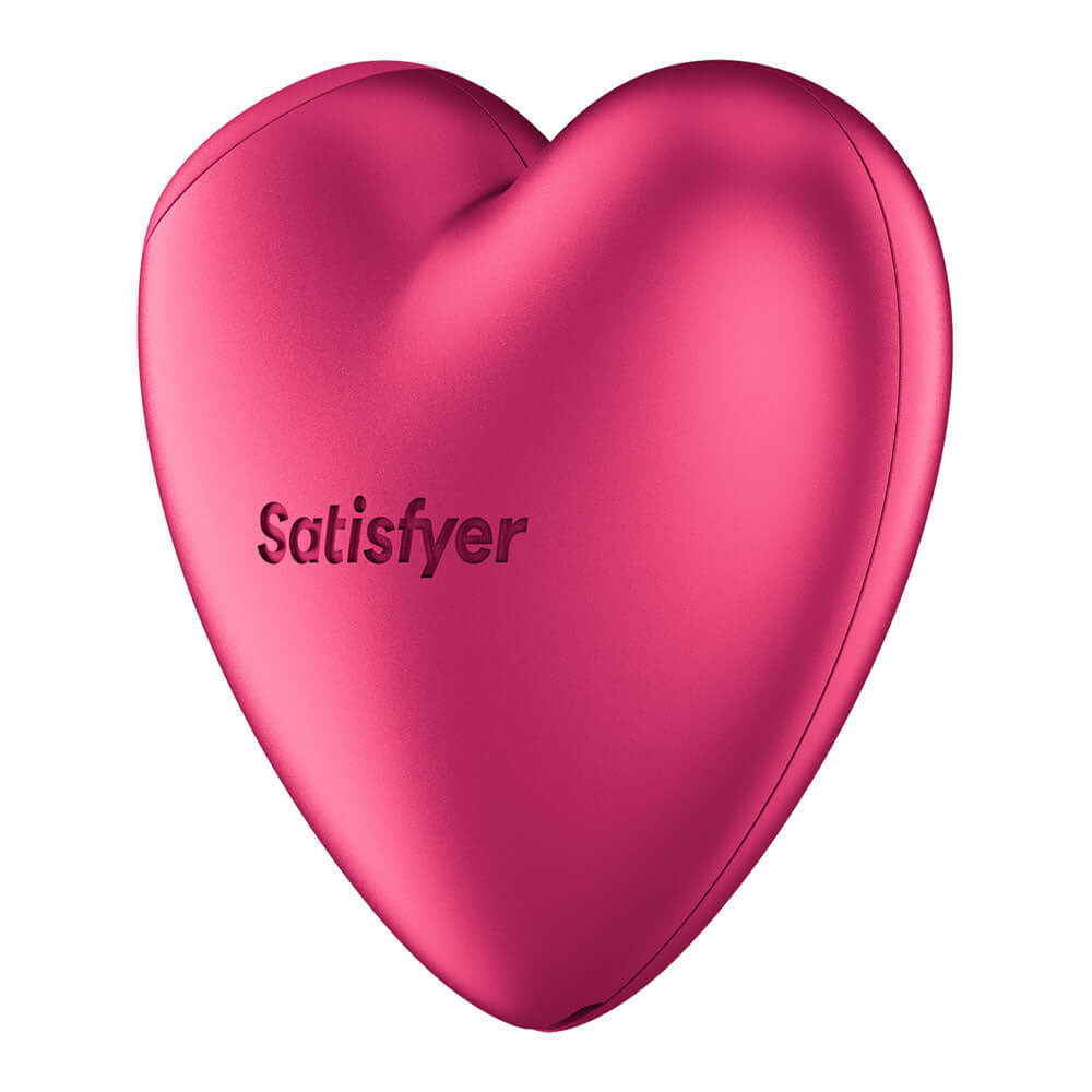 Satisfyer Cutie Heart - Battery Operated - Pink Air Pulsation Stimulator with Vibration