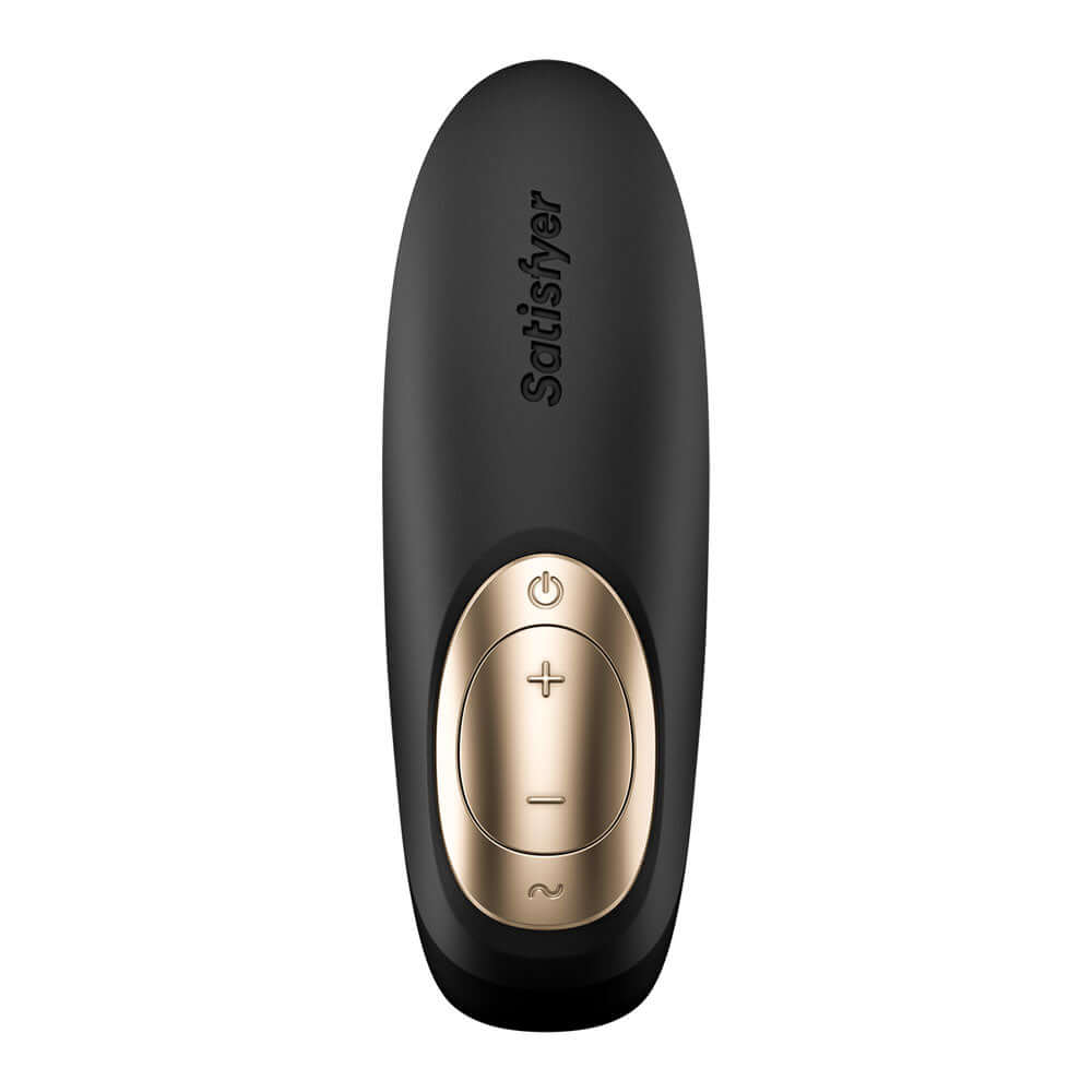 Satisfyer Pro 4 Couples - Battery Series - Black U-Shaped Couples Vibe with Air Pulsation