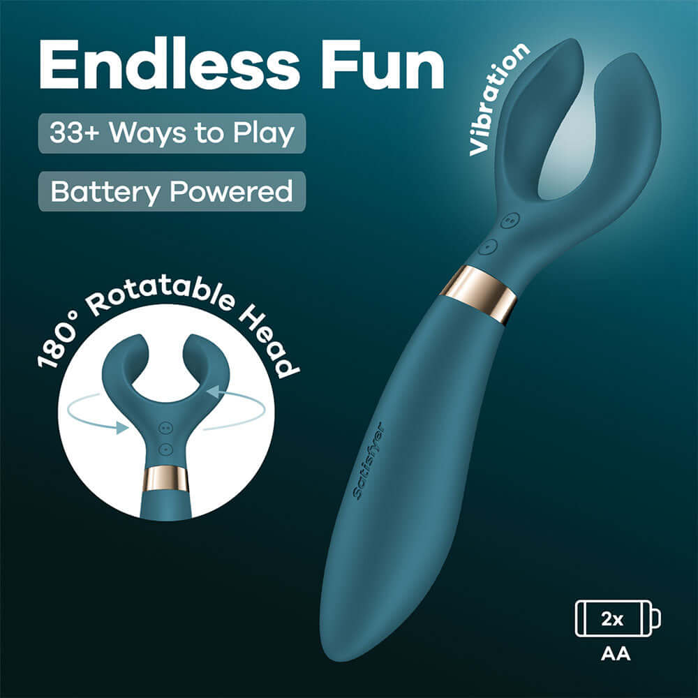 Satisfyer Endless Fun - Battery Series - Green 23.5 cm Stimulator