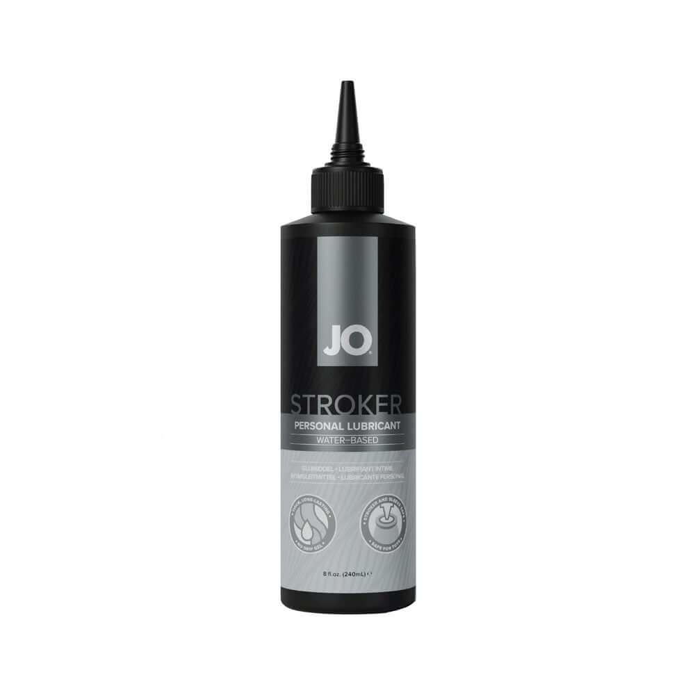 JO Stroker Lube - 240ml - Water Based Stroker Lubricant - 240 ml Bottle