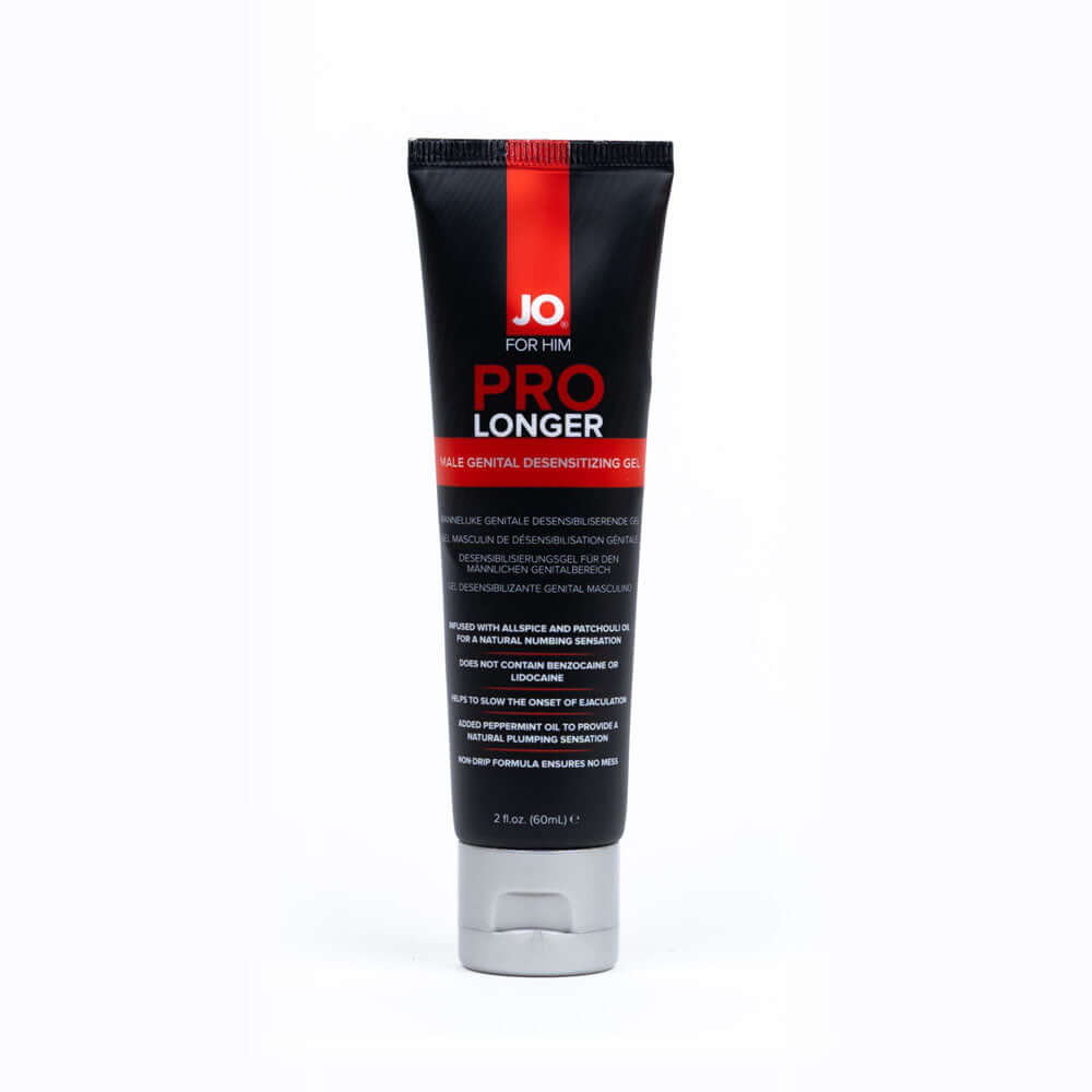 JO Prolonger Gel - 60 mL - Penis Desensitising Gel - 60 ml Tube