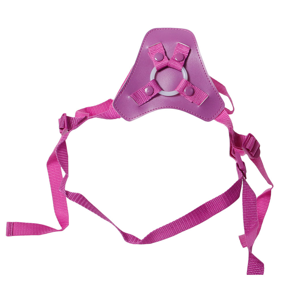 Adam & Eve Eve's Strap-On Playset Pink Strap-On Harness with 3 Sized Dongs