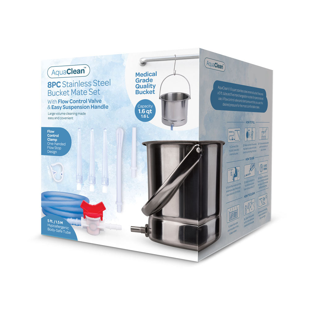 AC STAINLESS BUCKET MATE - Cleansing Kit - 8 Piece Set